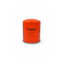 Orange air dryer filter with 'FD003' marking on a white background